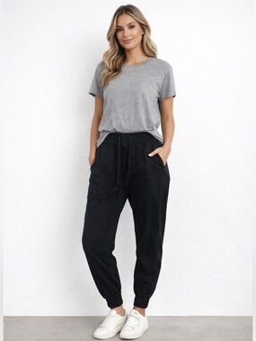 James Perse Black Jogger Sweatpants